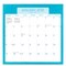 Seaside Currents | 2026 12 x 12 Inch (Hanging) Monthly Square Wire-O Calendar | Sticker Sheet